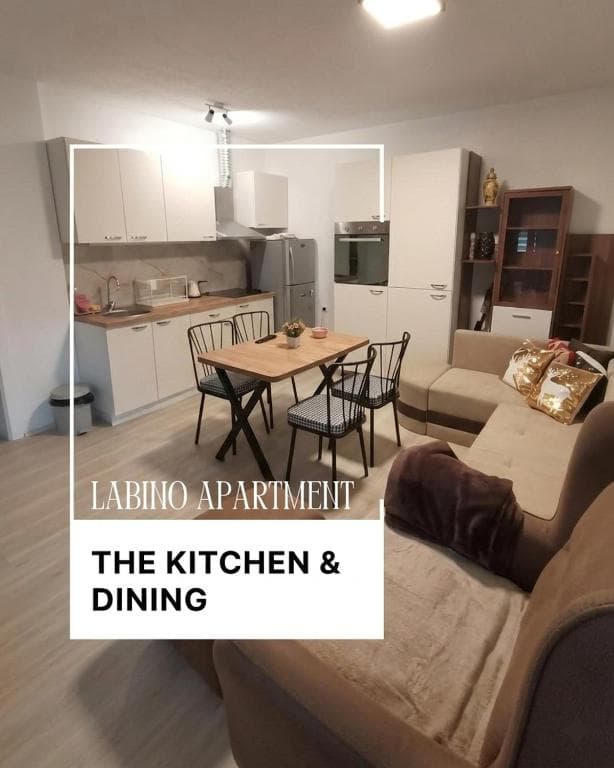 Kitchen and dining area